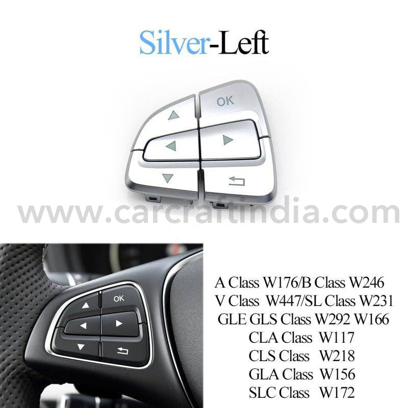 Car Craft Steering Wheel Button Compatible With Mercedes