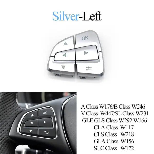 Car Craft Steering Wheel Button Compatible With Mercedes