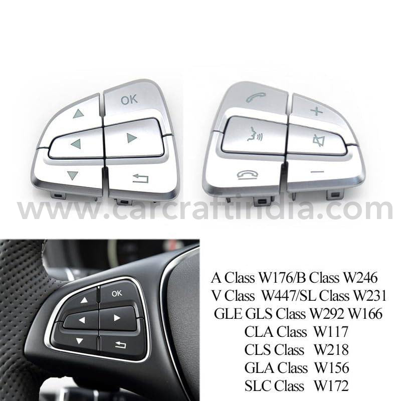 Car Craft Steering Wheel Button Compatible With Mercedes