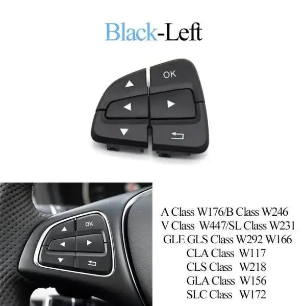 Car Craft Steering Wheel Button Compatible With Mercedes