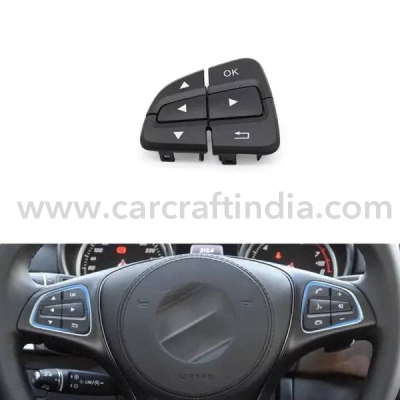 Car Craft Steering Wheel Button Compatible With Mercedes