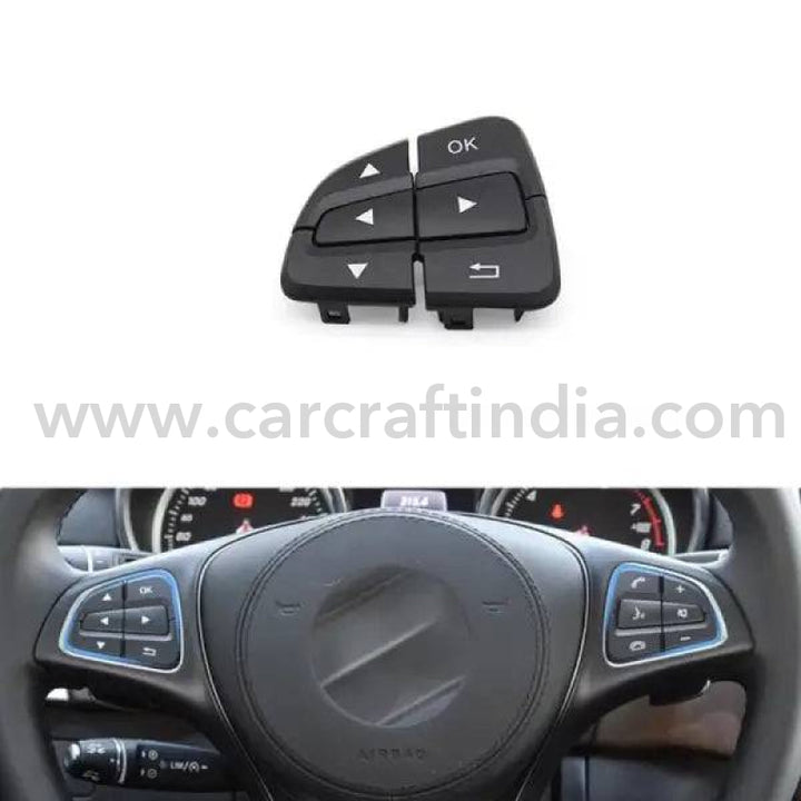 Car Craft Steering Wheel Button Compatible With Mercedes