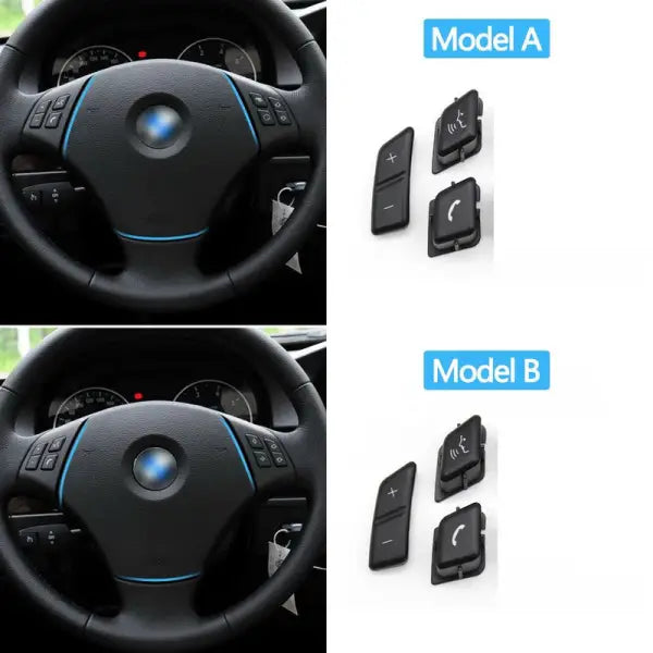 Car Craft Steering Wheel Button Knob Compatible With Bmw 3