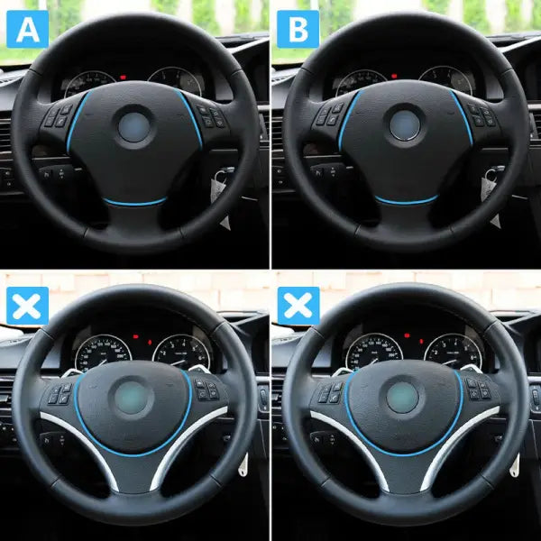 Car Craft Steering Wheel Button Knob Compatible With Bmw 3
