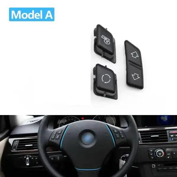 Car Craft Steering Wheel Button Knob Compatible With Bmw 3