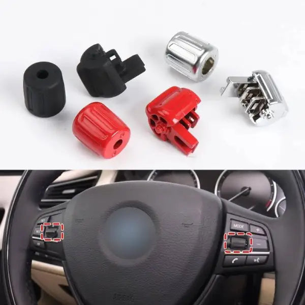 Car Craft Steering Wheel Button Knob Compatible With Bmw 5