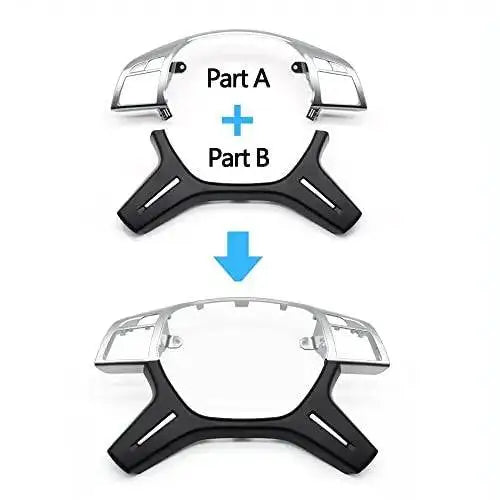 Car Craft Steering Wheel Cover Trim Compatible