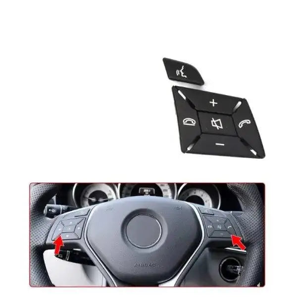 Car Craft Steering Wheel Knob Button Compatible