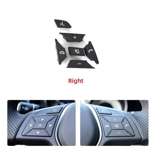 Car Craft Steering Wheel Knob Button Compatible