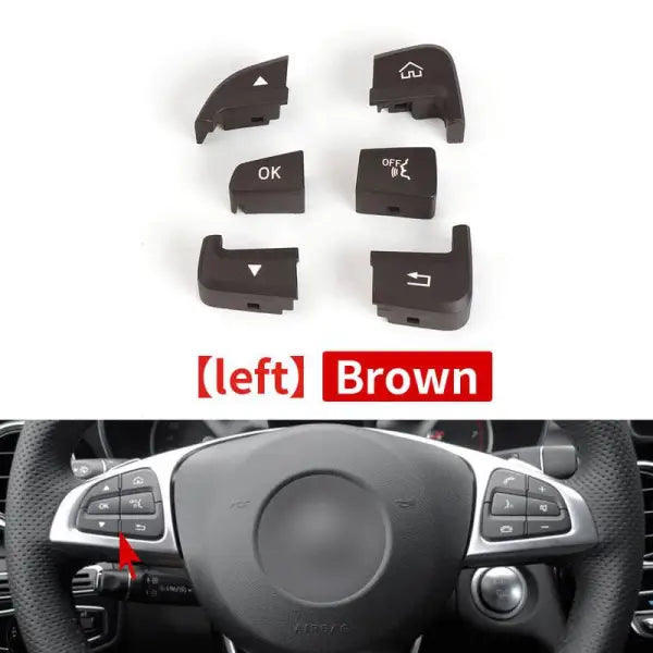 Car Craft Steering Wheel Knob Button Compatible