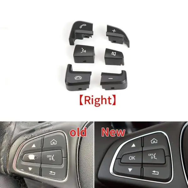 Car Craft Steering Wheel Knob Button Compatible