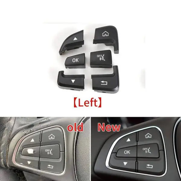 Car Craft Steering Wheel Knob Button Compatible