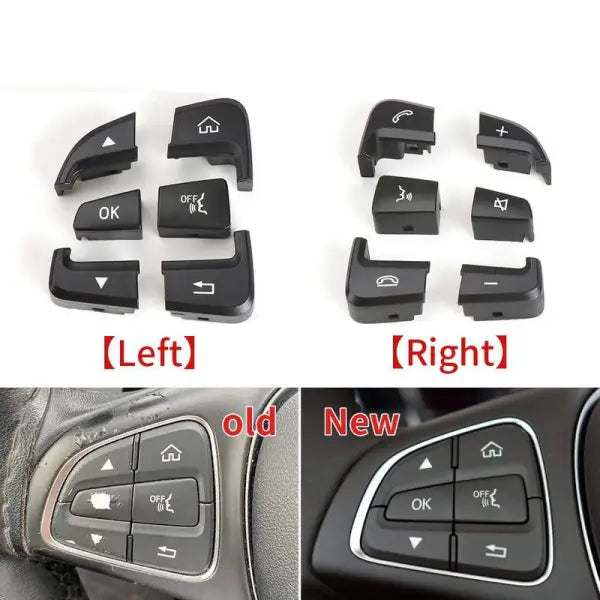 Car Craft Steering Wheel Knob Button Compatible