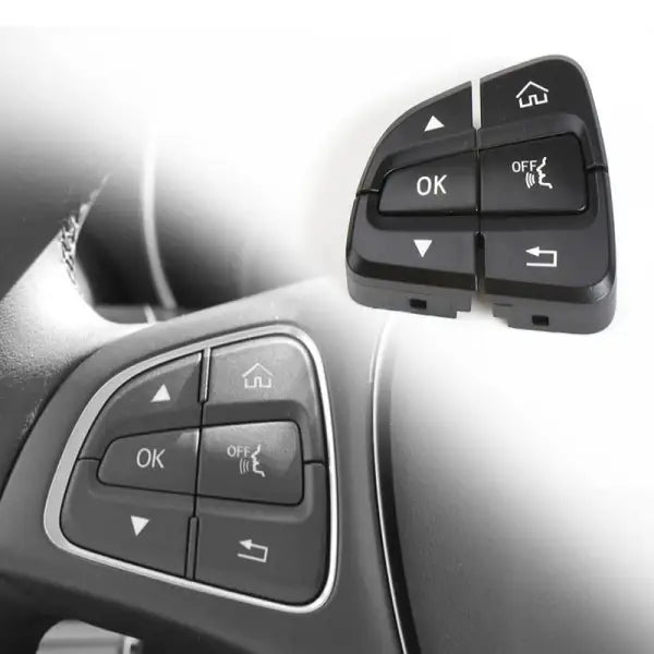 Car Craft Steering Wheel Knob Button Compatible