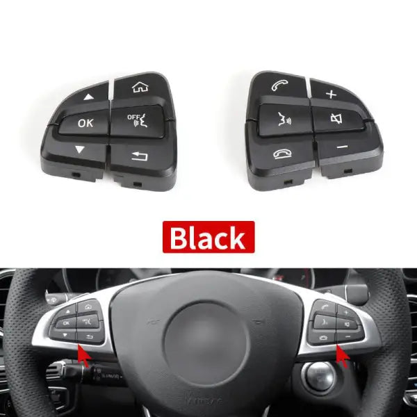 Car Craft Steering Wheel Knob Button Compatible