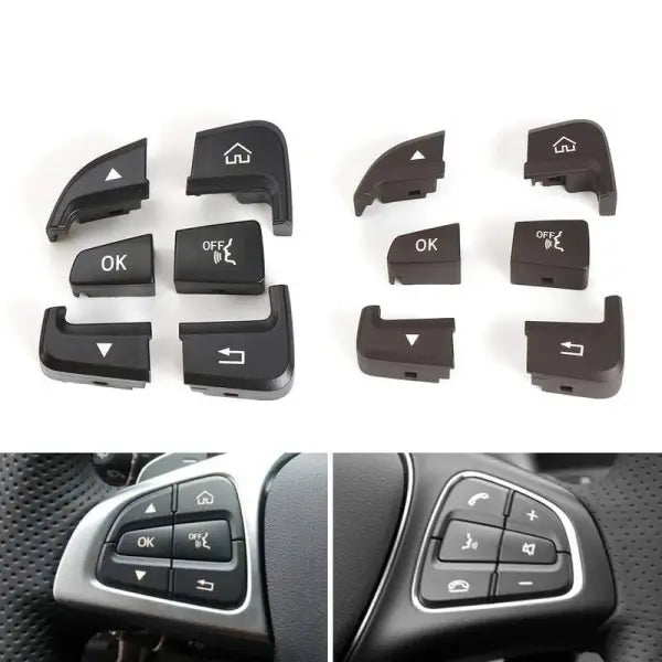 Car Craft Steering Wheel Knob Button Compatible