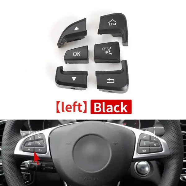 Car Craft Steering Wheel Knob Button Compatible