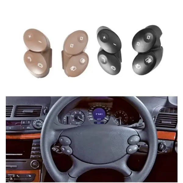 Car Craft Steering Wheel Knob Button Compatible