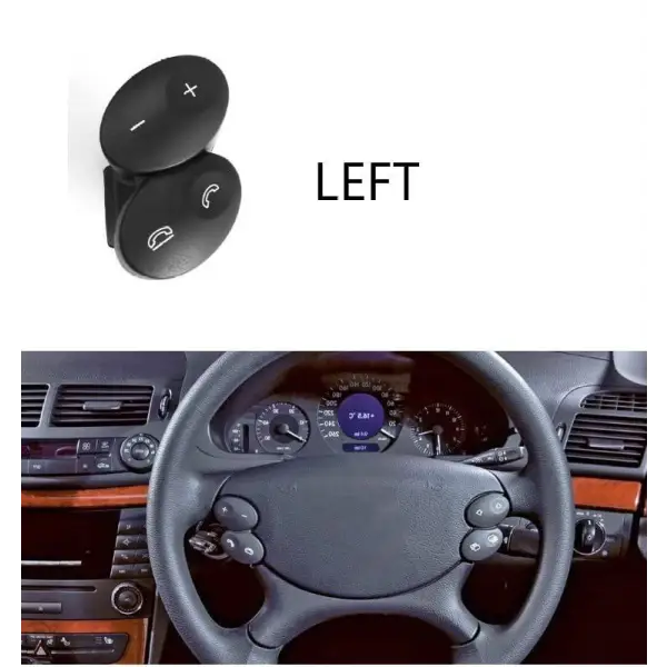 Car Craft Steering Wheel Knob Button Compatible