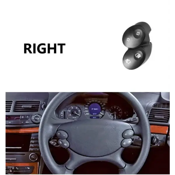 Car Craft Steering Wheel Knob Button Compatible