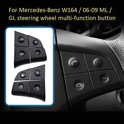 Car Craft Steering Wheel Knob Button Compatible