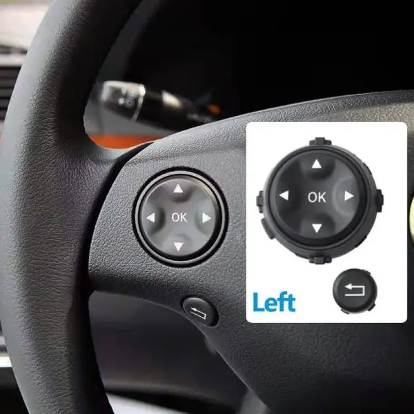 Car Craft Steering Wheel Knob Button Compatible