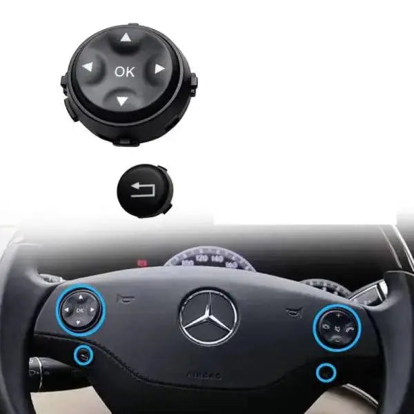 Car Craft Steering Wheel Knob Button Compatible