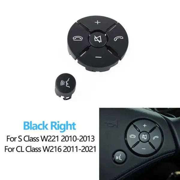 Car Craft Steering Wheel Knob Button Compatible