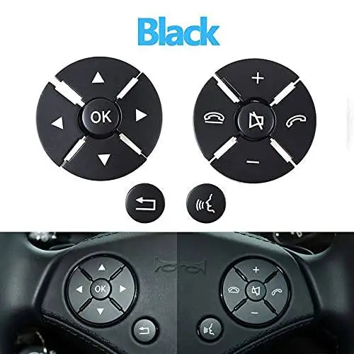 Car Craft Steering Wheel Knob Button Compatible