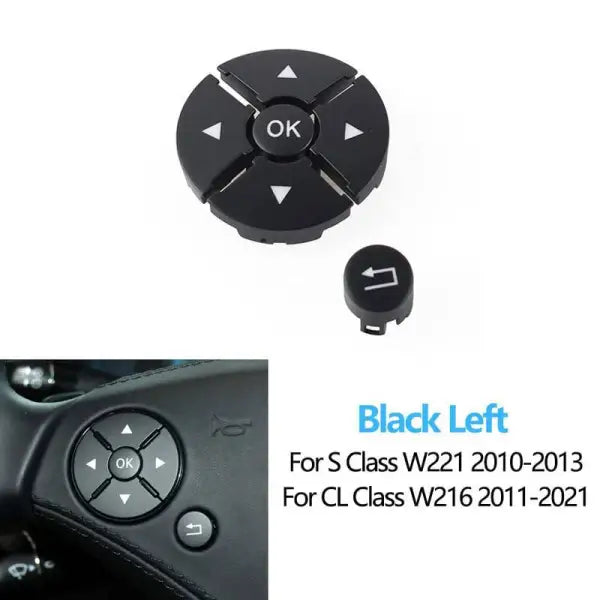 Car Craft Steering Wheel Knob Button Compatible