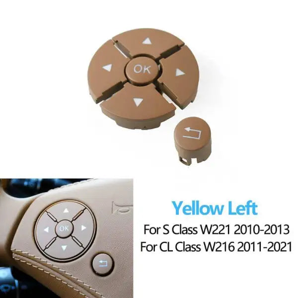 Car Craft Steering Wheel Knob Button Compatible