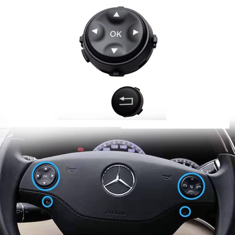 Car Craft Steering Wheel Knob Button Compatible