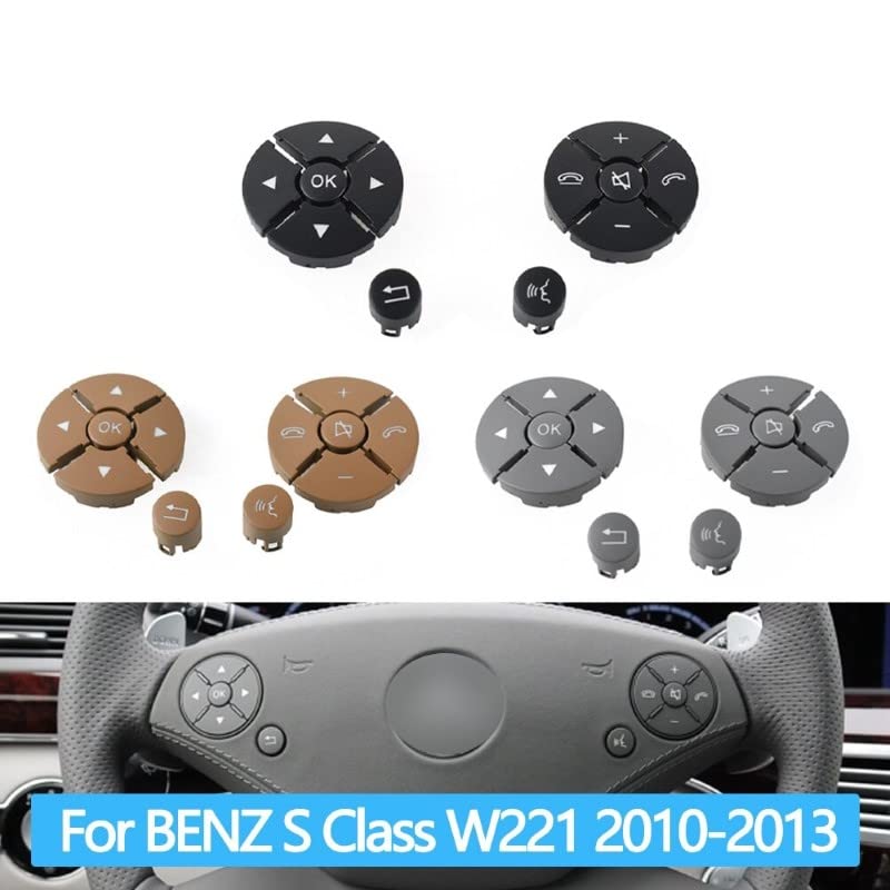 Car Craft Steering Wheel Knob Button Compatible