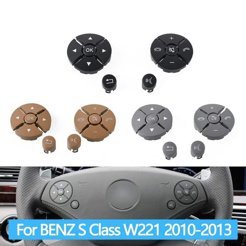 Car Craft Steering Wheel Knob Button Compatible