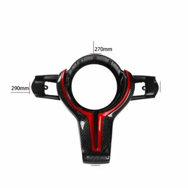 Car Craft Steering Wheel Trim Compatible with BMW 1 2 4