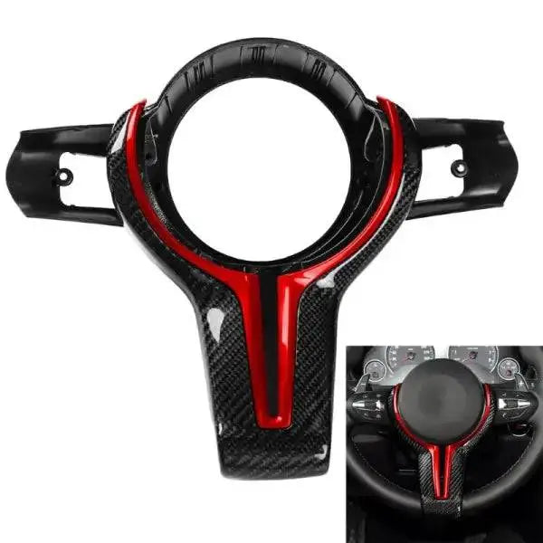 Car Craft Steering Wheel Trim Compatible with BMW 1 2 4