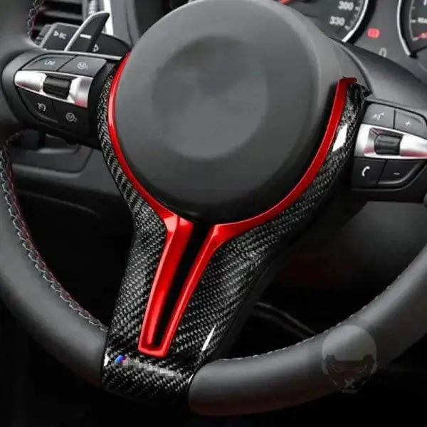 Car Craft Steering Wheel Trim Compatible with BMW 1 2 4