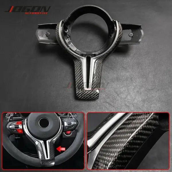 Car Craft Steering Wheel Trim Compatible with BMW 1 2 4