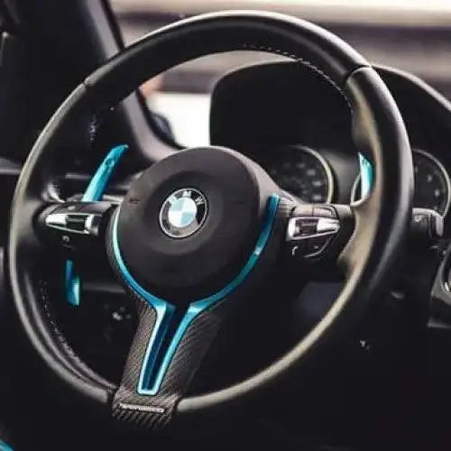 Car Craft Steering Wheel Trim Compatible with BMW 1 2 4