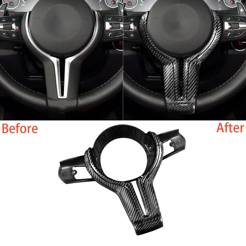 Car Craft Steering Wheel Trim Compatible with BMW 1 2 4