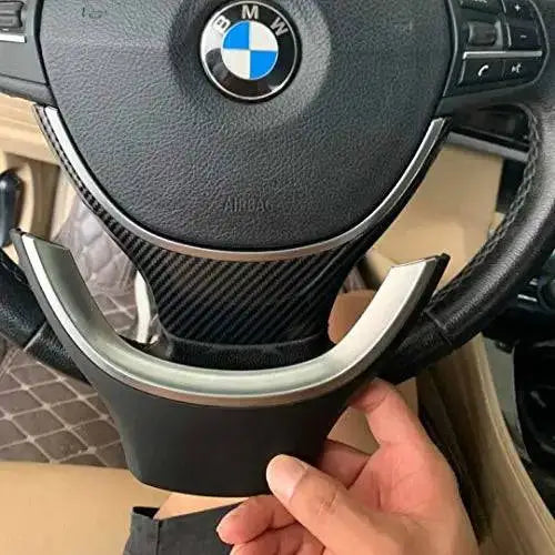 Car Craft Steering Wheel Trim Cover Compatible with BMW 5