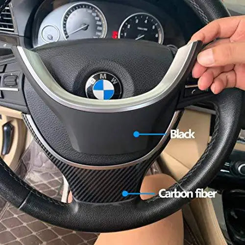 Car Craft Steering Wheel Trim Cover Compatible With Bmw 5