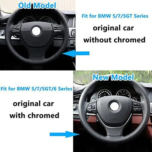 Car Craft Steering Wheel Trim Cover Compatible With Bmw 5