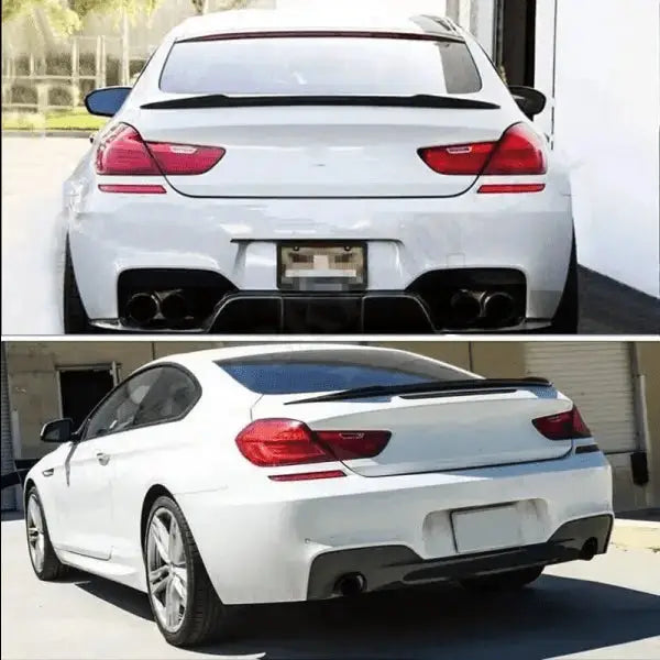 Car Craft Trunk Lip Rear Spoiler Compatible with BMW 6