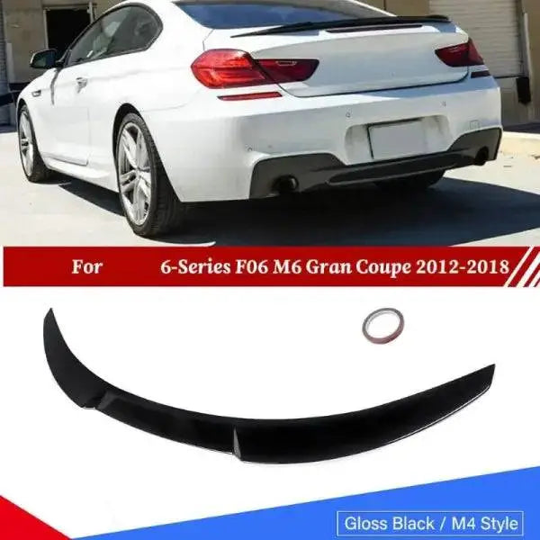 Car Craft Trunk Lip Rear Spoiler Compatible with BMW 6