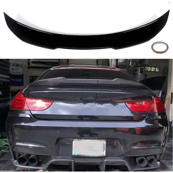 Car Craft Trunk Lip Rear Spoiler Compatible with BMW 6