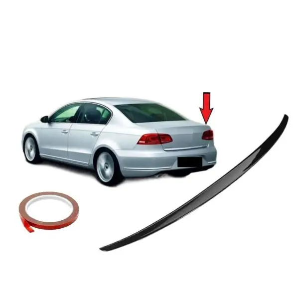 Car Craft Trunk Lip Rear Spoiler Compatible with Volkswagen