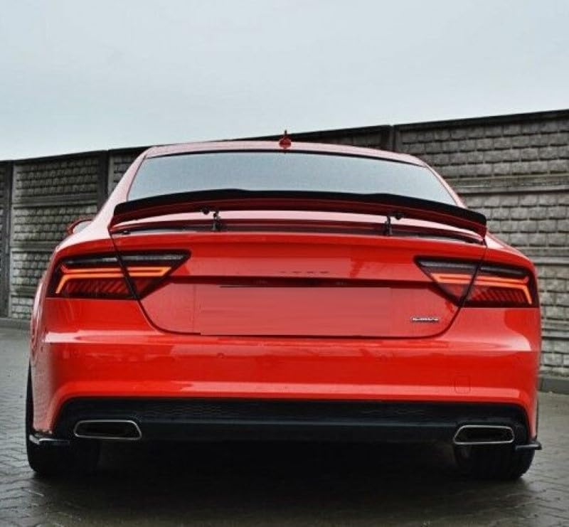 Car Craft Trunk Lip Rear Spoiler Compatible with Audi A7