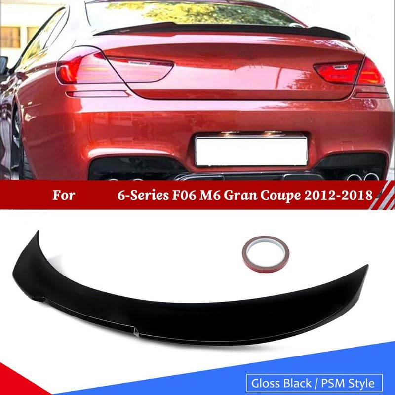 Car Craft Trunk Lip Rear Spoiler Compatible with BMW 6