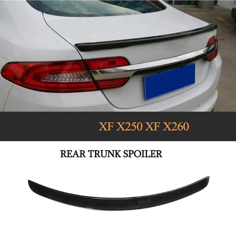 Car Craft Trunk Rear Spoiler Compatible with Jaguar Xf Xfs